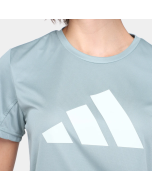 Camiseta Adidas Run It Feminina - Verde