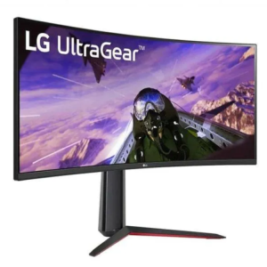 Monitor Gamer Curvo LG UltraGear LG 34", UltraWide, 160Hz, WQHD, 1ms, DisplayPort e HDMI, AMD FreeSync Premium, HDR10, 99% sRGB - 34GP63A-B