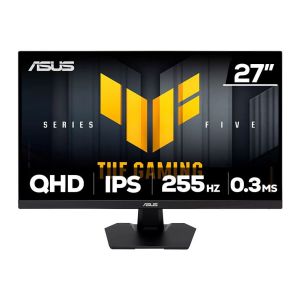 Monitor Gamer Asus TUF Gaming, 27 Pol, Fast IPS, QHD, 0.3ms, 255Hz, ELMB Sync, HDMI/DP, VG27AQME5F