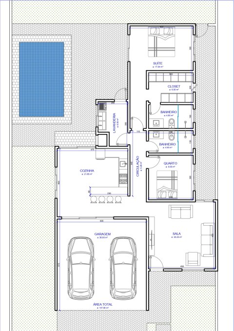 Casa Nova Fase Final 148 m² - Ana Paula