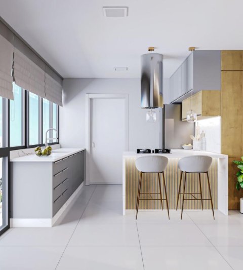 ALPHAVILLE RESIDENCIAL - Apartamentos 77 m² e 103 m² - Centro