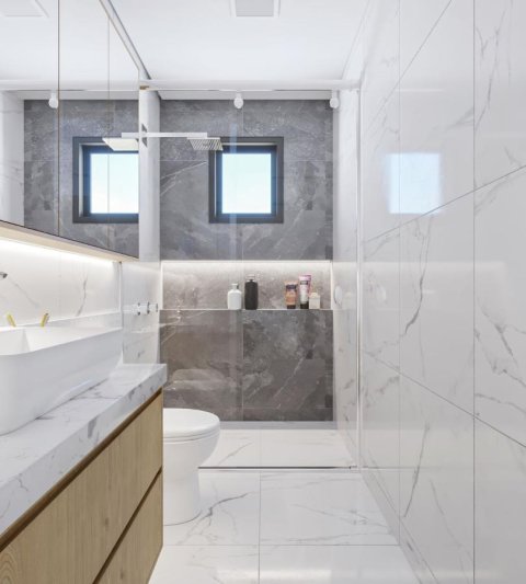 ALPHAVILLE RESIDENCIAL - Apartamentos 77 m² e 103 m² - Centro