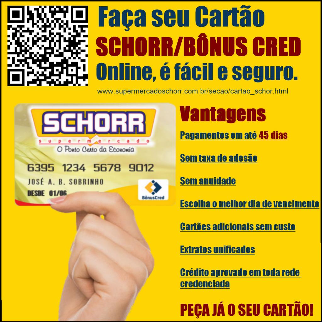 Cartão Schorr BônusCred
