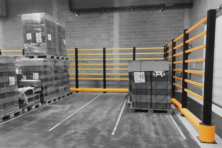 Proteção compacta com grade para organização e segurança
