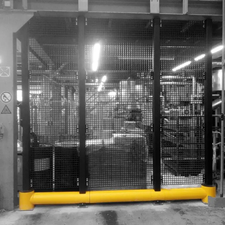 Proteção reforçada com grade para áreas compactas e críticas
